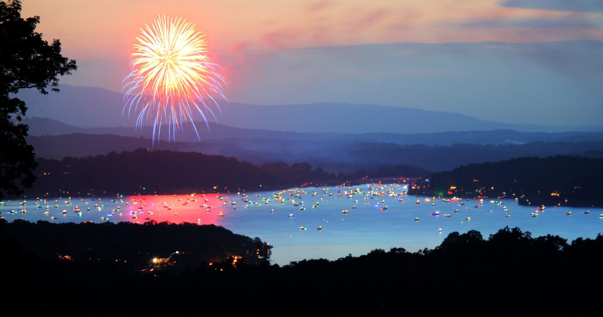 Lake Blue Ridge Fireworks Blue Ridge, GA