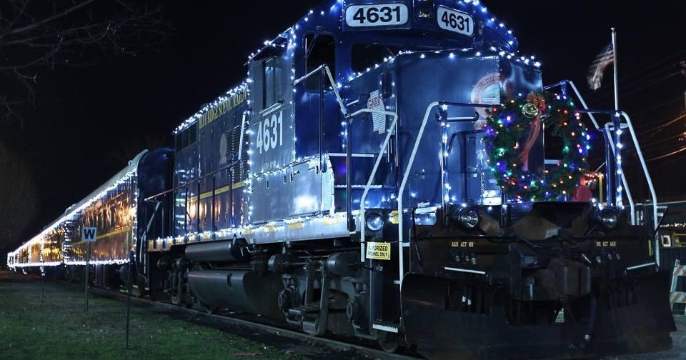 "Santa Train" "Santa Train in Blue Ridge "Santa Train in Blue